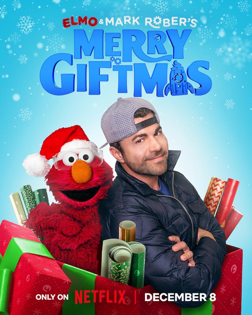 Elmo and Mark Rober's Merry Giftmas